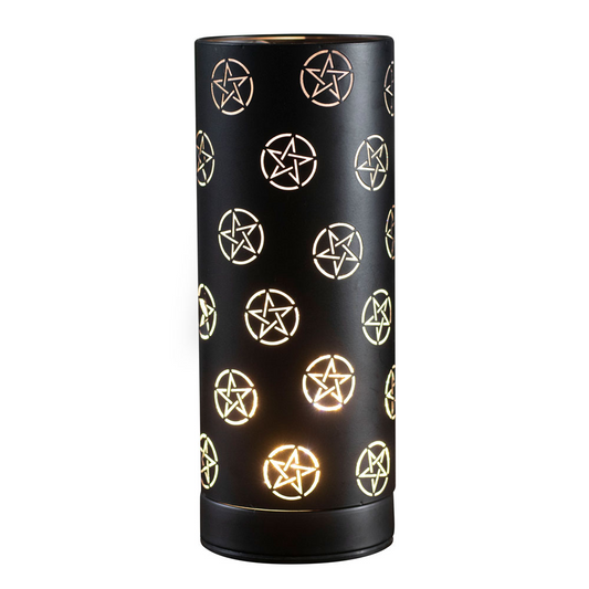 Black Pentagram Aroma Lamp -  - Just £39.99! Shop now at PJF stores LTD