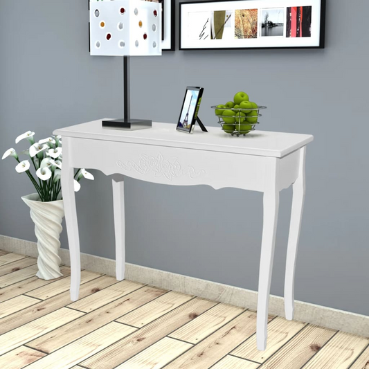Dressing Console Table White -  - Just £132.99! Shop now at PJF stores LTD