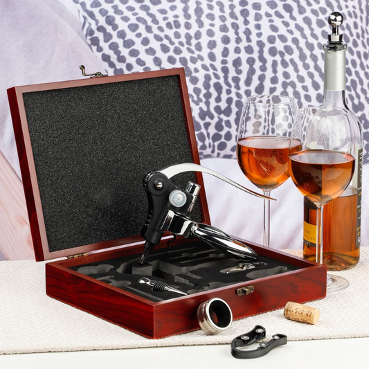 HI 10 Piece Wine Accessory Set with Case -  - Just £38.99! Shop now at PJF stores LTD
