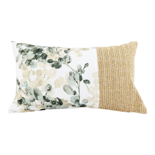 Daisy Leaf Print Scatter Cushion 49cm -  - Just £19.99! Shop now at PJF stores LTD