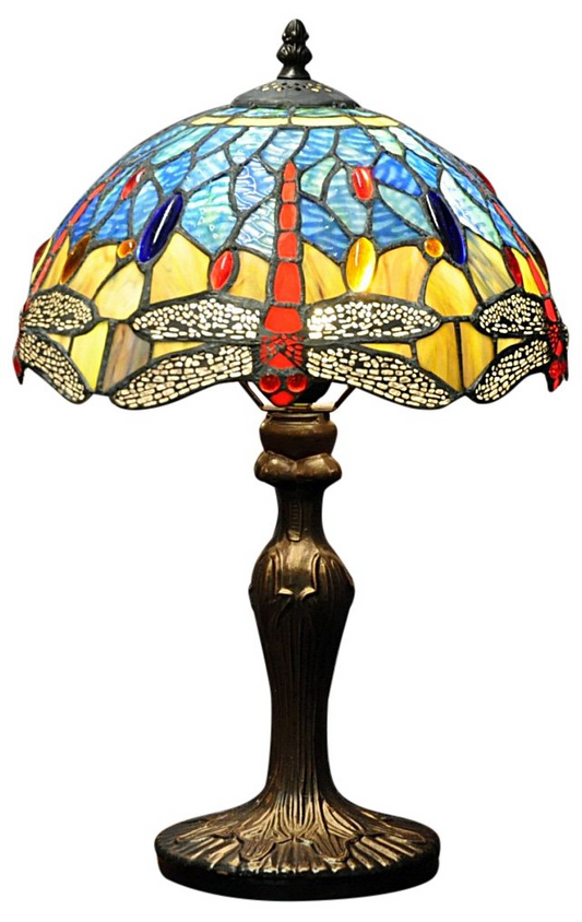Blue Dragonfly Tiffany Lamp -  - Just £123.99! Shop now at PJF stores LTD