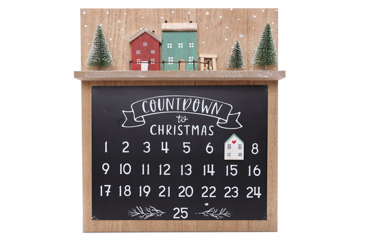 Wooden Christmas Countdown Calendar -  - Just £19.99! Shop now at PJF stores LTD