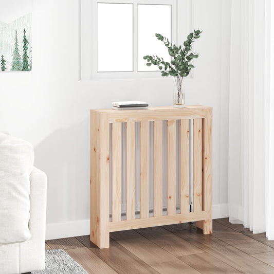 vidaXL Radiator Cover 79.5x19x84 cm Solid Wood Pine - Heating Radiator Accessories - Just £49.79! Shop now at PJF stores LTD