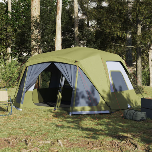 vidaXL Camping Tent 10 Persons Green 443x437x229 cm - Tents - Just £385.39! Shop now at PJF stores LTD