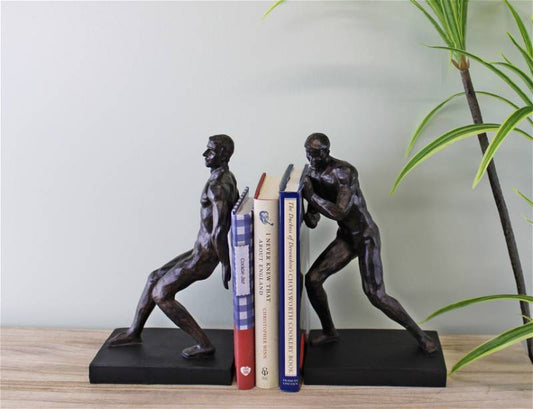 Male Statue Bookends -  - Just £42.99! Shop now at PJF stores LTD
