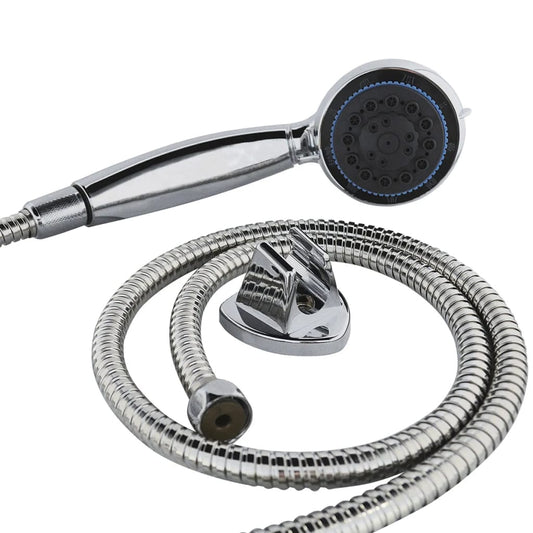 RIDDER Massaging Showerhead Set with 8 Settings St. Lucia Chrome 91110 - Shower Heads - Just £20.67! Shop now at PJF stores LTD