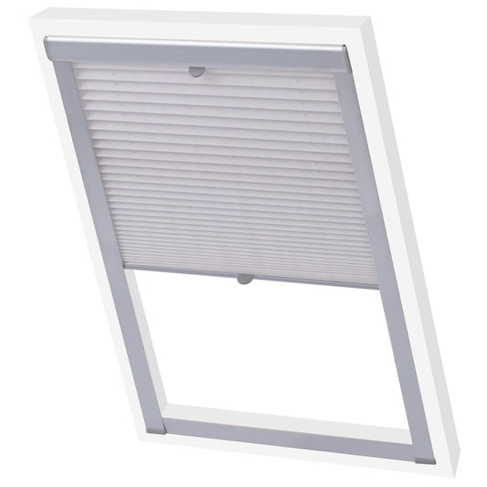 vidaXL Pleated Blind White CK02 - Window Blinds & Shades - Just £31.28! Shop now at PJF stores LTD