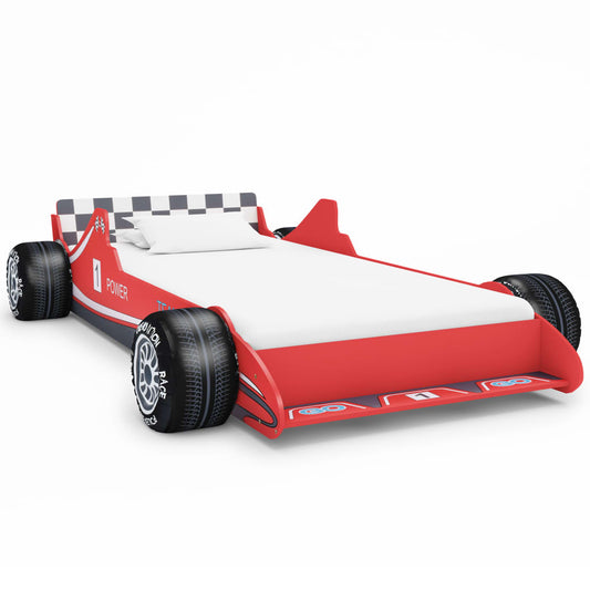 vidaXL Children's Race Car Bed 90x200 cm Red - Cots & Toddler Beds - Just £183.42! Shop now at PJF stores LTD