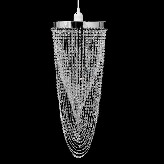 Crystal Pendant Chandelier 22 x 58 cm - Chandeliers - Just £33.82! Shop now at PJF stores LTD