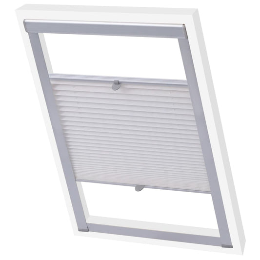 vidaXL Pleated Blinds White S06/606 - Window Blinds & Shades - Just £51.96! Shop now at PJF stores LTD