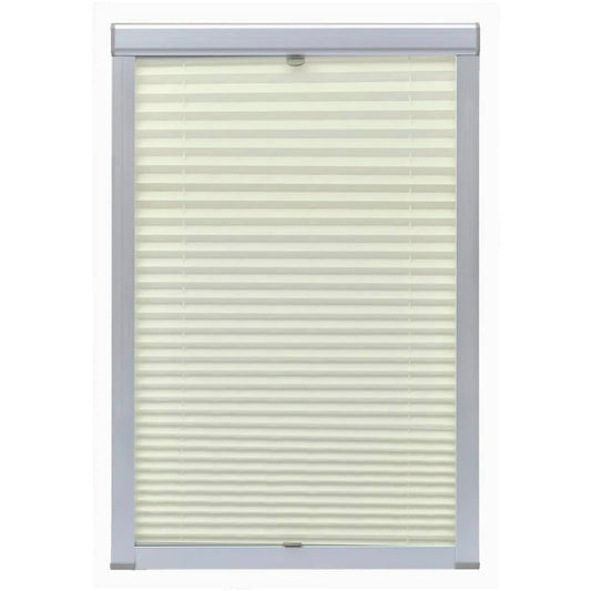 vidaXL Pleated Blinds Cream C02 - Window Blinds & Shades - Just £27.79! Shop now at PJF stores LTD