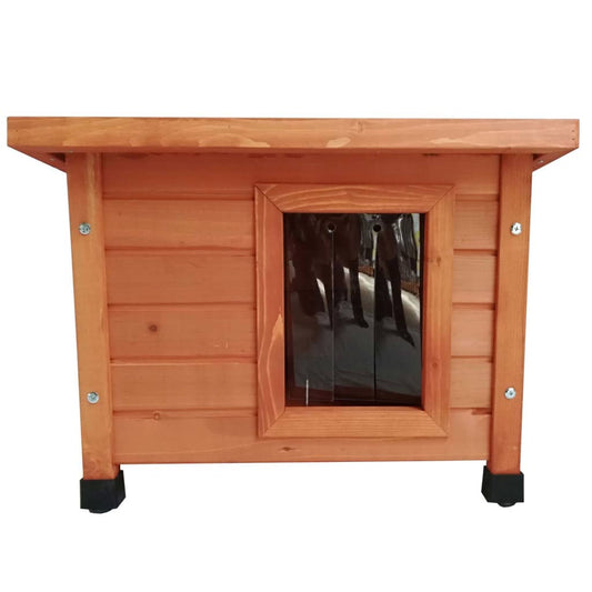 @Pet Outdoor Cat House 57x45x43 cm Wood Brown - Cat Furniture - Just £47.58! Shop now at PJF stores LTD