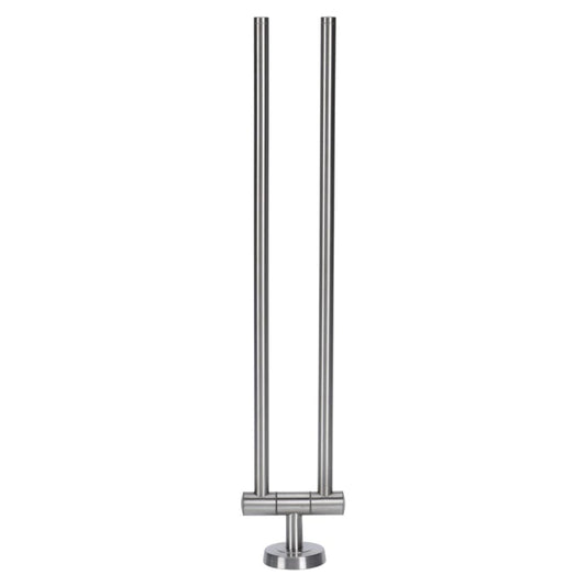 Bathroom Solutions Double Towel Rail Stainless Steel 50 cm - Towel Racks & Holders - Just £19.67! Shop now at PJF stores LTD
