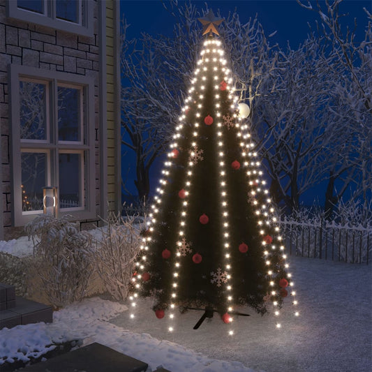 vidaXL Christmas Tree Net Lights with 300 LEDs Cold White 300 cm - Light Ropes & Strings - Just £20.35! Shop now at PJF stores LTD