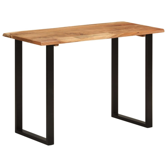 vidaXL Dining Table 110x50x76 cm Solid Wood Acacia - Kitchen & Dining Room Tables - Just £169.37! Shop now at PJF stores LTD