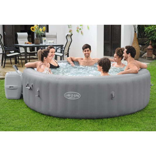 Bestway Lay-Z-Spa Grenada Airjet Round Hot Tub - Spa Systems - Just £1303.99! Shop now at PJF stores LTD