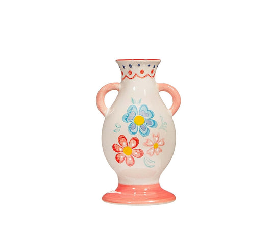 Folk Floral Small Vase -  - Just £14.99! Shop now at PJF stores LTD