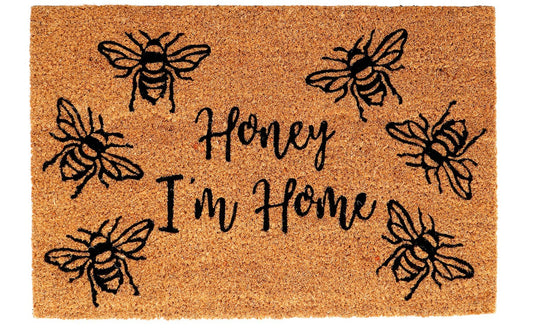 Coir Doormat with "Honey I'm Home" -  - Just £17.99! Shop now at PJF stores LTD