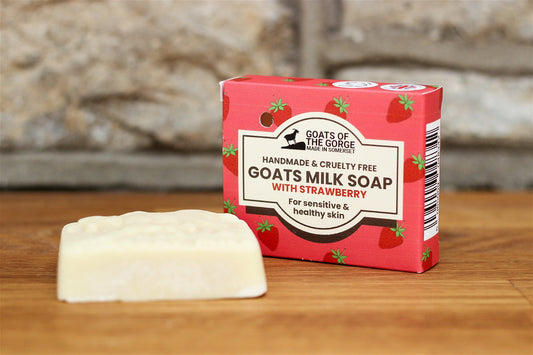 Goats Milk Soap Strawberry -  - Just £7.99! Shop now at PJF stores LTD