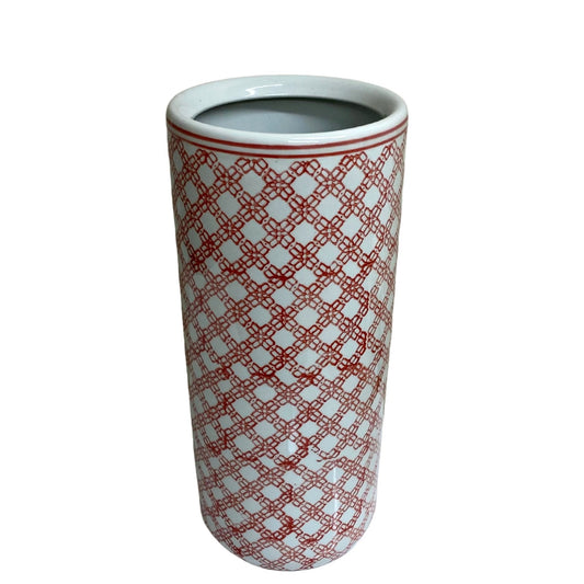 Red and White Daisy Chain Umbrella Stand -  - Just £51.10! Shop now at PJF stores LTD