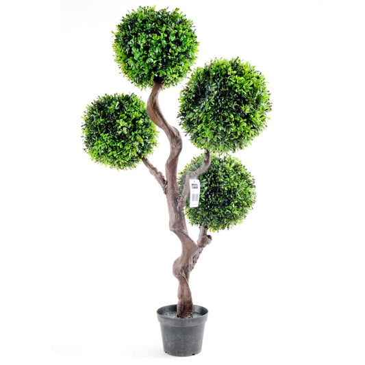 Artificial Large 90cm UV Boxwood Topiay Tree -  - Just £124.89! Shop now at PJF stores LTD