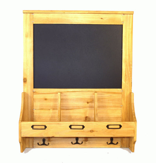 Chalkboard with hooks and Post Space 47 x 10 x 59cm -  - Just £59.99! Shop now at PJF stores LTD