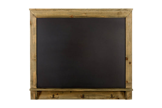 Blackboard with 3 Hooks 79 x 70cm -  - Just £43.84! Shop now at PJF stores LTD
