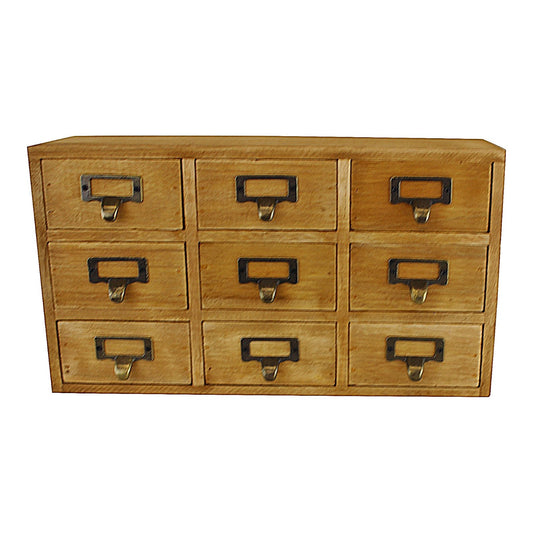 9 Drawer Triple Level Small Storage Unit, Trinket Drawers -  - Just £48.53! Shop now at PJF stores LTD