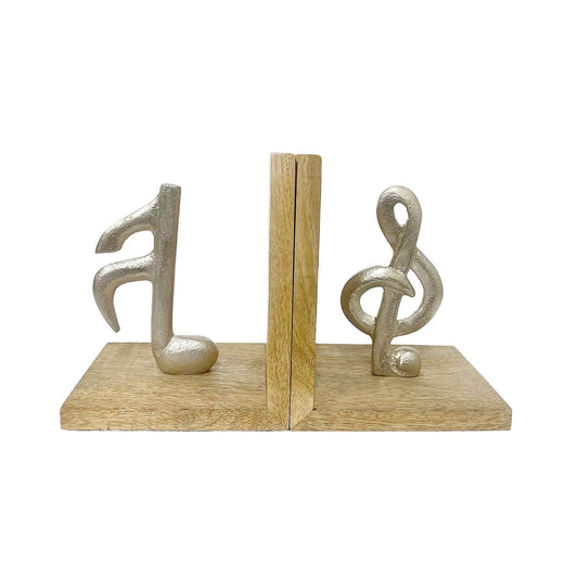 Set of Two Musical Note Bookends -  - Just £32.99! Shop now at PJF stores LTD