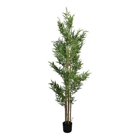 Artificial Bamboo Tree with 7 Real Bamboo Stems, 200cm -  - Just £91.99! Shop now at PJF stores LTD