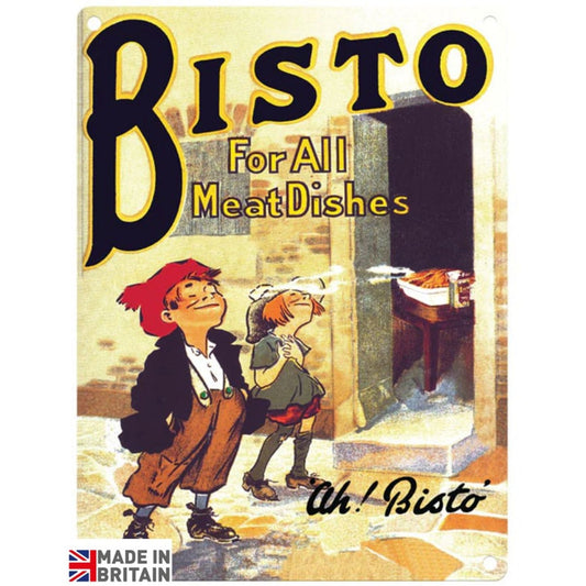 Small Metal Sign 45 x 37.5cm Vintage Retro Bisto -  - Just £16.99! Shop now at PJF stores LTD
