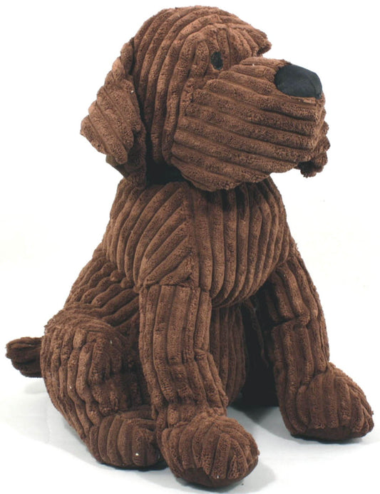 Large Chocolate Ribbed Dog Doorstop -  - Just £32.99! Shop now at PJF stores LTD