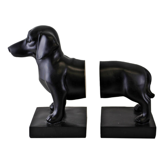 Sausage Dog Bookends, Black Finish -  - Just £58.99! Shop now at PJF stores LTD