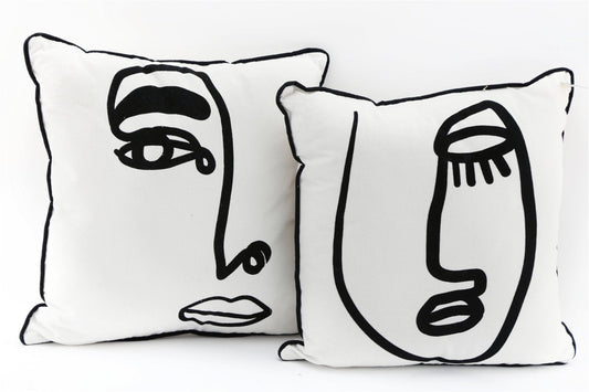 Face Print Scatter Cushions -  - Just £51.99! Shop now at PJF stores LTD