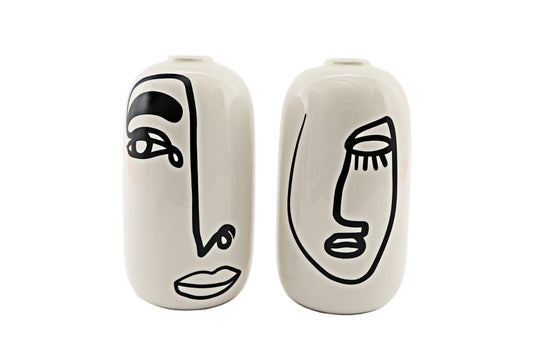 Bohome Face Ceramic Vases -  - Just £24.99! Shop now at PJF stores LTD