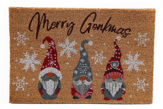 Merry 'Gonkmas' Doormat -  - Just £22.99! Shop now at PJF stores LTD