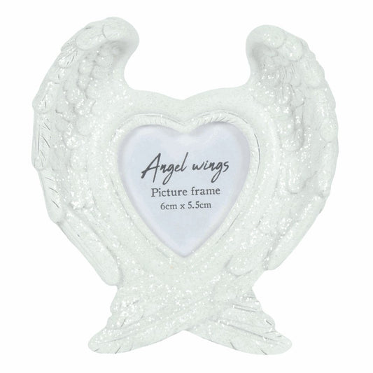 Glitter Angel Wing Photo Frame -  - Just £12.79! Shop now at PJF stores LTD