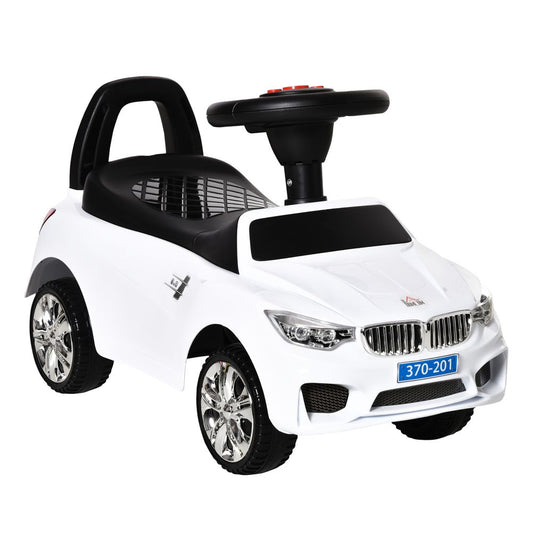 Ride on Car Baby Toddler Walker Foot to Floor Sliding Car Slider White -  - Just £39.99! Shop now at PJF stores LTD