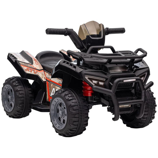 Kids Ride-on Four Wheeler ATV Car with Music for 18-36 months Black -  - Just £54.99! Shop now at PJF stores LTD