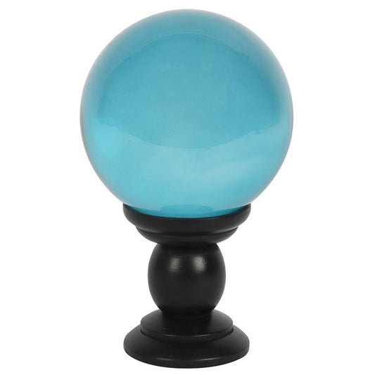 Large Teal Crystal Ball on Stand -  - Just £47.13! Shop now at PJF stores LTD