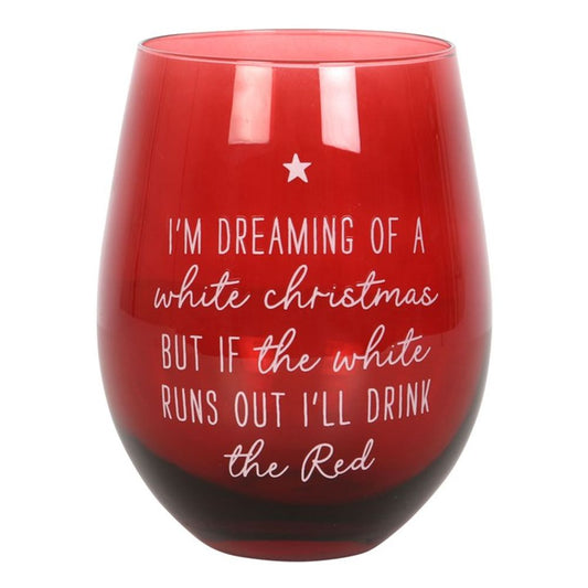 Dreaming of a White Christmas Stemless Glass -  - Just £13.55! Shop now at PJF stores LTD